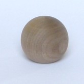 Knob style B 44mm walnut sanded wooden knob